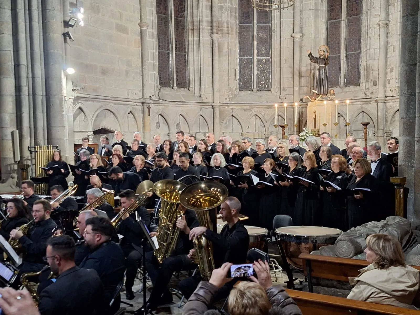 Concerto de Nadal coa Missa Brevis na igrexa de San Francisco